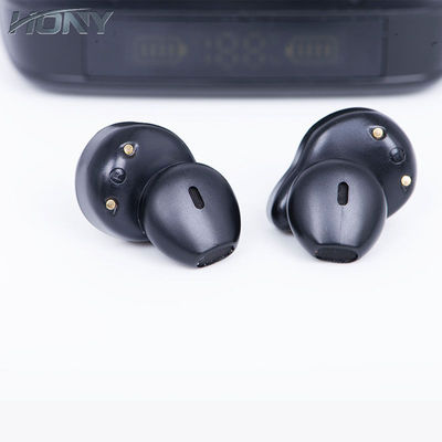 Bluetooth 5,0 auriculares de botón inalámbricos con los auriculares estéreos impermeables de carga inalámbricos del caso IPX4 TWS