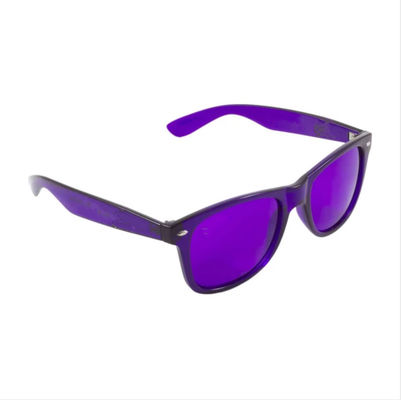 Gafas de sol ULTRAVIOLETA de la terapia del color ligero de la lente de Violet Tinted Glasses UVB