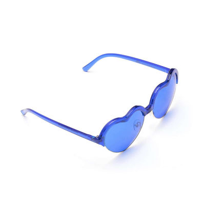 Gafas de sol azules de la terapia del color de la lente de la protección del marco UV400 del corazón
