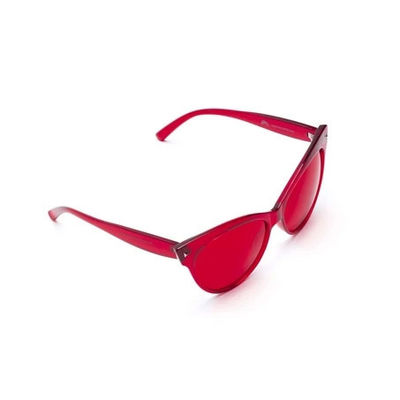 Vidrios de encargo de Logo Protective Color Therapy Sun de las gafas de sol de moda de las sombras de las mujeres