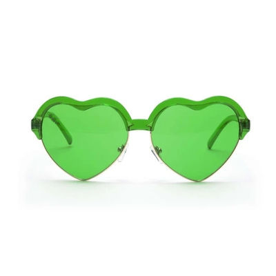 Las gafas de sol de moda de los vidrios del corazón Uv400 de las mujeres de los vidrios de Sun encienden el aumento de los vidrios