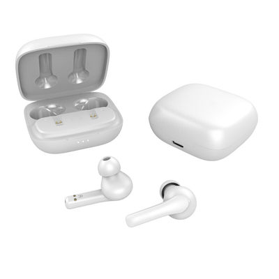 Los auriculares inalámbricos IPX5 del oído de los auriculares de botón de la cancelación de ruido activa híbrida impermeabilizan Bluetooth 5,0 auriculares estéreos de TWS