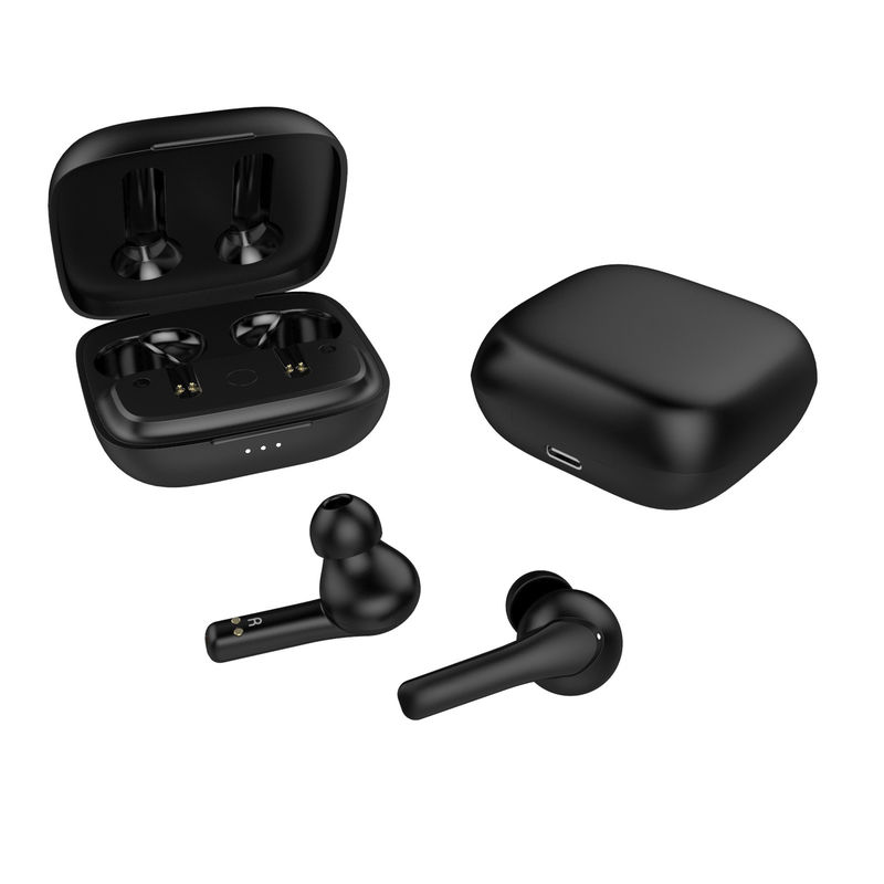 Auricular inalámbrico negro 40mAh de los auriculares PAU1623 TWS de Bluetooth 5,0